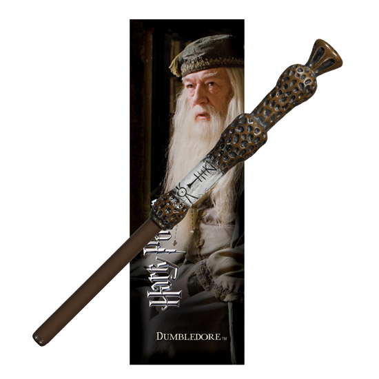 Dumbledore Wand Pen and Bookmark at noblecollection.com