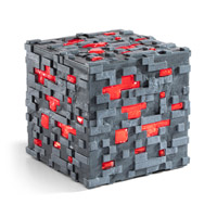 Minecraft Illuminating Redstone Ore
